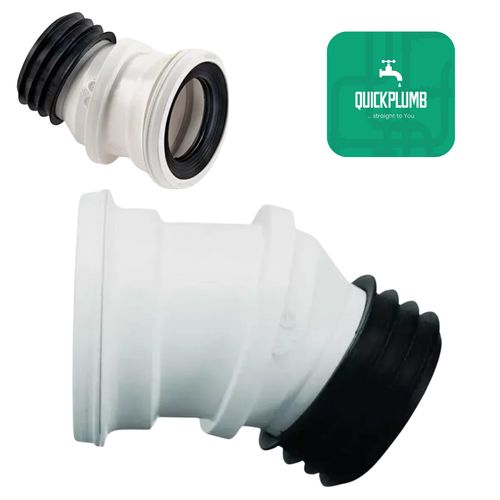 Polypipe SK56 Adjustable Swivel Pan Connector for 110mm - 0-30° Angle Adjustment - Picture 5 of 6