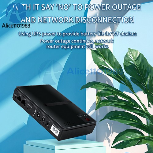 10400mAh USV unterbrechungsfreie Stromversorgung Akku Backup Fr Router optisches Modem - Bild 4 von 23