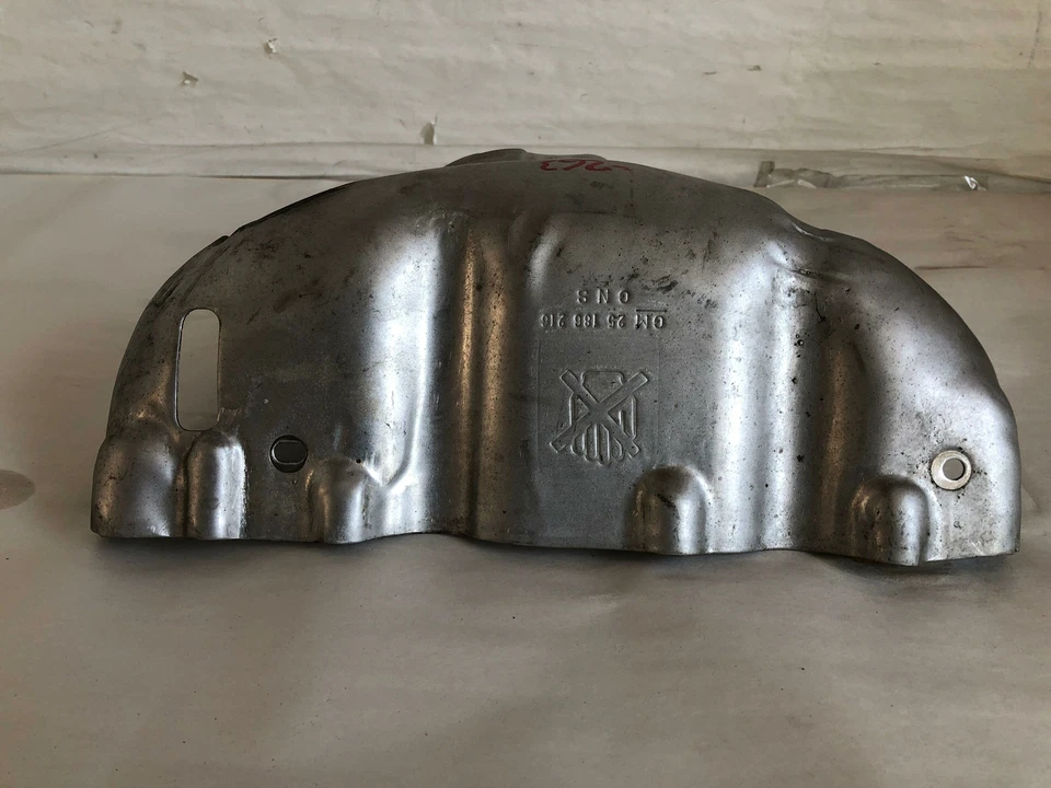 Chevrolet Spark 2004 colector de escape protector térmico cubierta de embellecimiento 25186216 Foto 2 de 4