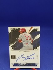Jose Canseco 2024 Impeccable Indelible Ink Autograph #II-JC 28/49