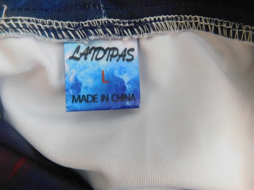 Chaqueta Laidipas Unisex Multicolor Con Capucha Impreso Color Explosión Color ~Talla L - Imagen 6 de 6
