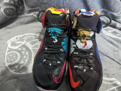 Nike LeBron 12 XII SE What The 2015 Size 7 UK Sneakers Basketball - Picture 6 of 14