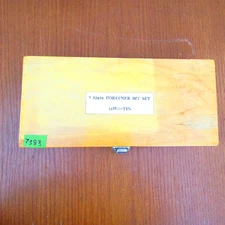 Forstner bit set in case, 16 pices
