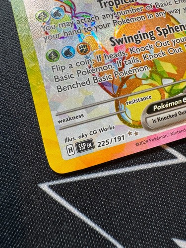 Alolan Exeggutor EX 225/191 Pokemon TCG Surging Sparks Full Art Ultra Rare - Picture 2 of 3