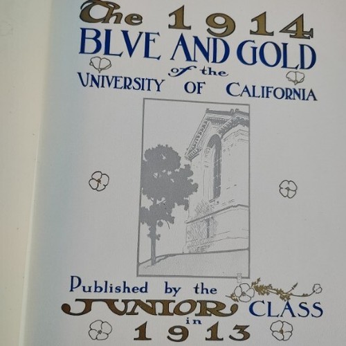 Vintage Yearbook University of California Berkley 1914 Blue and Gold - Picture 10 of 22