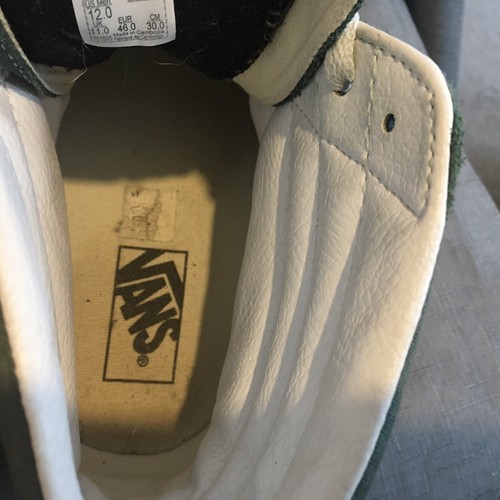 Vans Boots, Off The Wall, 8 Hole Lace Up, Green, Size 46 - 11 Used. - Picture 13 of 13