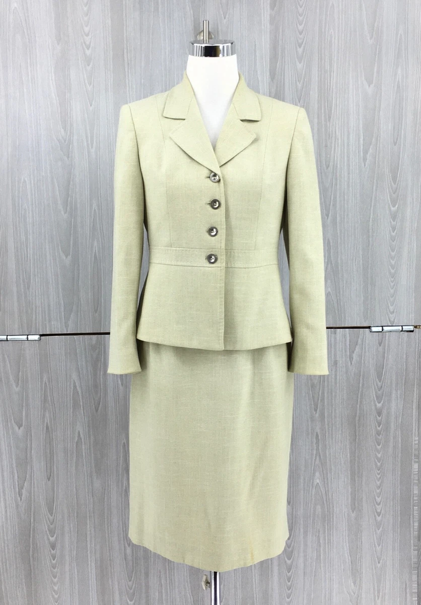 Kasper Petite Women's 2PC Skirt Suit Blazer Size 6P