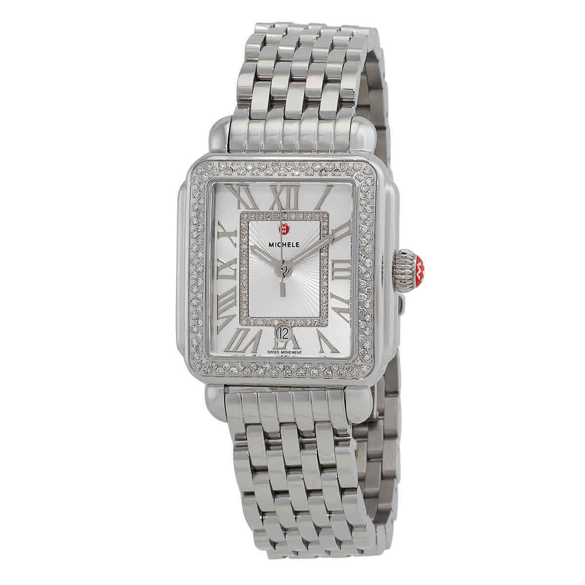 Женские кварцевые часы Michele Deco Madison MWW06T000163