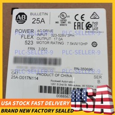 1PC New Allen-Bradley 25A-D017N114 PowerFlex 523 7.5kW 10HP AC Drive 25AD017N114