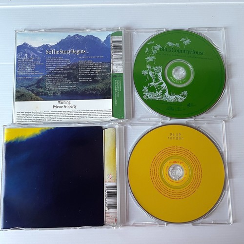 Blur CD Singles Lot x4 1990s Britpop Song 2 Tender Bettlebum Country House Bundl - Picture 6 of 8