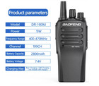 BaoFeng DR-1909 DMR Walkie Talkie 5W UHF 400-470MHz Two Way Radio 2800mAh Batter