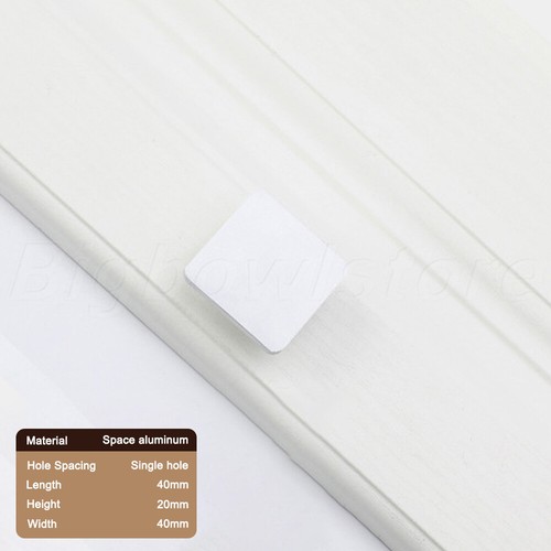 1x Cajón Cuadrado de Aluminio Moderno Tiradores Manijas Armario de Cocina Armarios Perillas - Imagen 7 de 10
