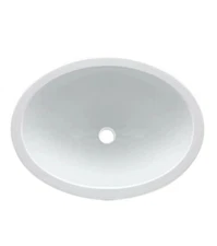 RV Oval White Sink 10" x 13" with Stopper RV Bathroom and Plumbing Accessories