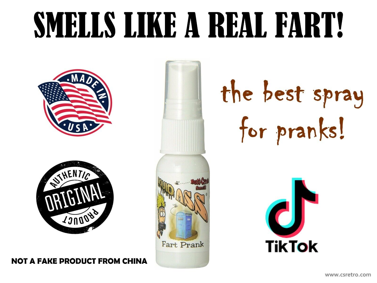 Original Liquid Ass Fart Spray Prank Joke Gag Gift Funny Smell Bomb Tiktok NEW 94922623669 | eBay Original Liquid Ass Fart Spray Prank Joke Gag Gift Funny Smell Bomb Tiktok NEW 94922623669 | eBay