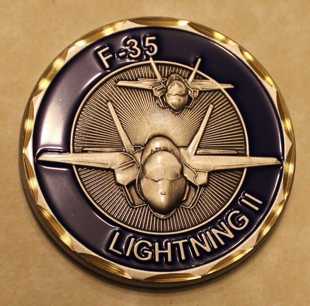 F-35 Lightning II Air Force Challenge Coin Commerative Coin Replica Military