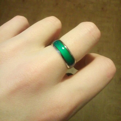 Kids Adult Temperature Emotion Feeling Mood Ring Band Color Changing Jewelry New - Picture 5 of 15