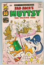 Sad Sack's Muttsy The Talking Dog #113 Harvey Hits Magazine February 1967 Poor