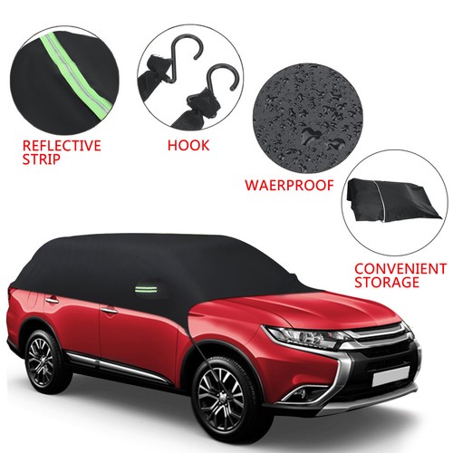 190T SUV Half Body Cover Waterproof All Weather Protection Outdoor Dust-proof UV - 第 1/15 張圖片