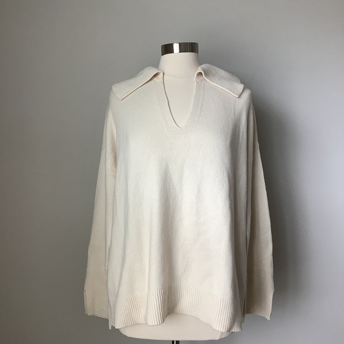 Banana Republic Women Sweater Size XL Johnny Collar Pullover Sweater MSRP $90 - Picture 9 of 15