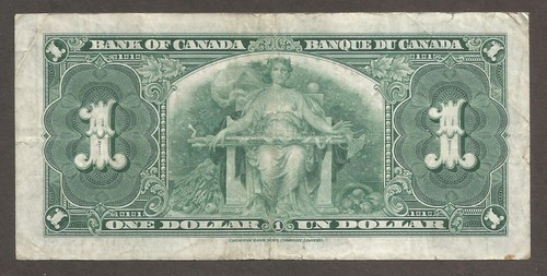 Kanada 1 Dollar 2.1.1937; F+; P-58e; C-BC21d; King George VI;sign. Coyne, Türme - Bild 2 von 2