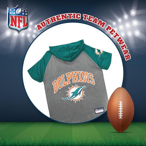 Pets First NFL Hoodie Tee Shirt for Dogs & Cats 32 Teams 4 sizes available - Picture 64 of 142