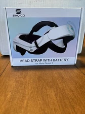 Saqico Head strap Battery Compatible With Meta Quest 3