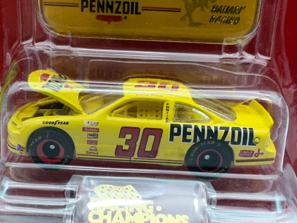 Racing Champions NASCAR 1996 Johnny Benson #30 Pennzoil Pontiac, 1:64, Novo na caixa - Imagem 3 de 4