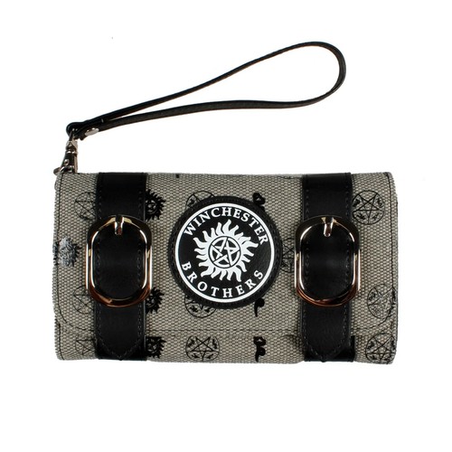 Winchester Bros Supernatural Purse Hunters Kit Trifold Card Buckle Sam Dean