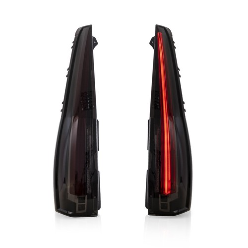 LED Tail Lights For 07-14 Chevrolet Tahoe Suburban GMC Yukon SMOKE Brake Light - Foto 2 di 11