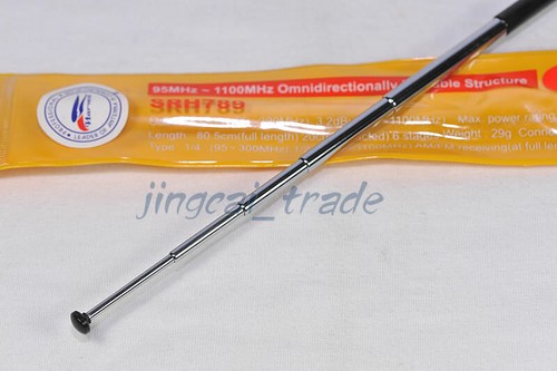Original Harvest SRH789 WIDE BAND 95-1100Mhz Extendable Antenna SMA-Male Yaesu - Picture 3 of 6