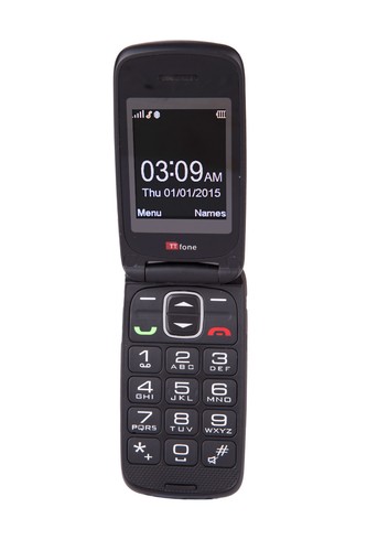 TTfone Star Big Button Basic Flip Pay as you go SOS Mobile Phone EE Grey - Picture 9 of 10