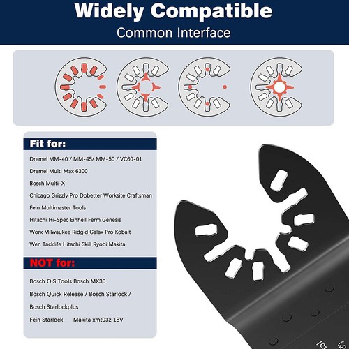 20Stk Sägeblatt Multifunktionswerkzeug Zubehör Multitool Für Fein Multimaster - Bild 5 von 6