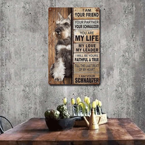 Metal Sign Tin Sign Vintage Wall Art I Am Your Friend Gift for Greyhound Lovers - Picture 108 of 135