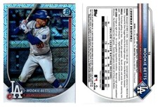 #16 Mookie Betts Los Angeles Dodgers 2025 Bowman Mojo Refractor