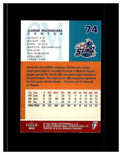 2001-02 FLEER ULTRA WNBA BASKETBALL YOU PICK SEE SCANS .99 UNLIMITED SHIPPING - Picture 133 of 197