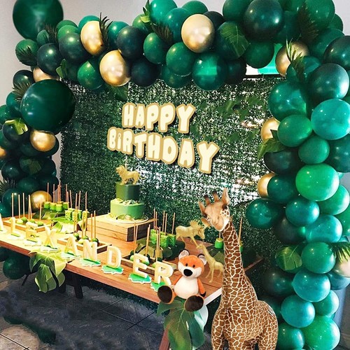12PCS Metallic Gold Plastic Animal Figurines Toys, Jumbo Safari Zoo, Jungle Wild - Picture 12 of 12