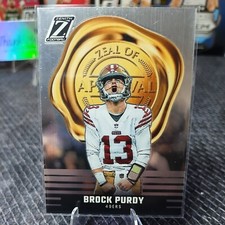 2023 Panini Zenith Zeal Of Approval Brock Purdy Insert No. 4