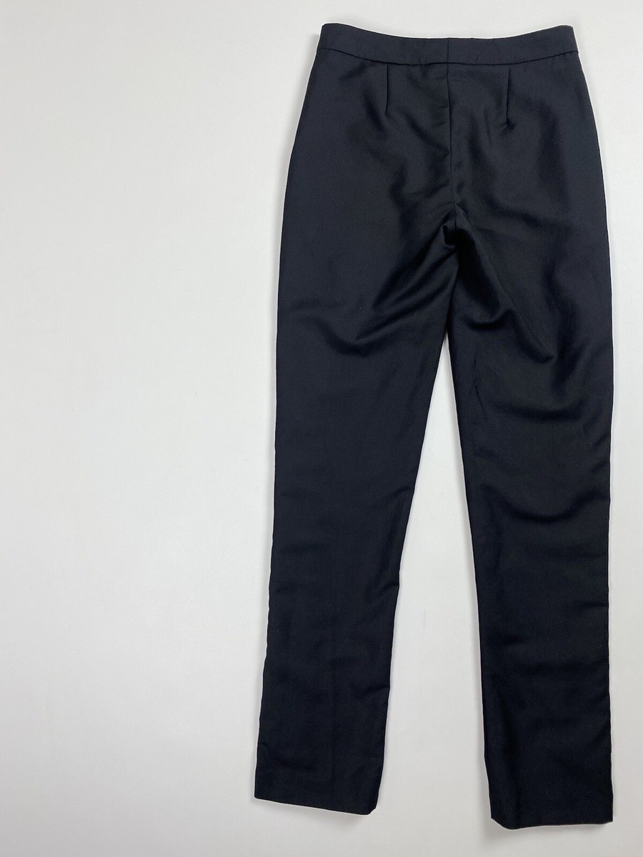 ボトムスその他 BURBERRY Women Pants 8104570 Black Burberry Uniform ladies wool dress pants trousers size US 0