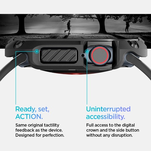 For Apple Watch Series 10 46mm Screen Protector Case SPIGEN Tough Armor Cover - Picture 6 of 22