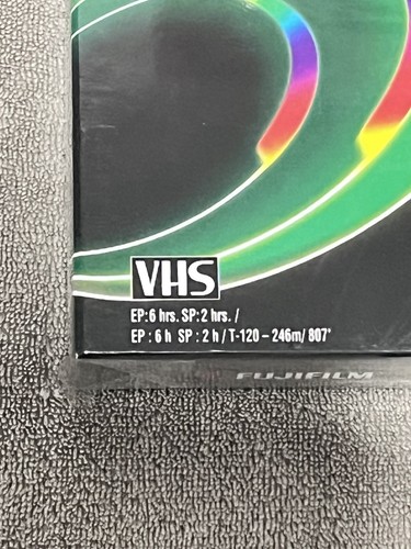 Fuji Film VHS Blank Video Tapes 6 hours HQ 120 High Quality Brand New —- - Imagen 2 de 5