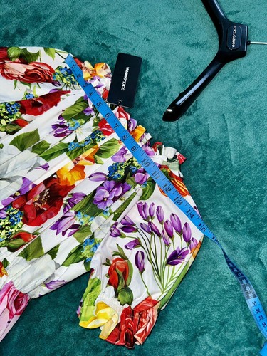 RRP 630€ Dolce Gabbana Girls Cotton Dress 9-10Y Exclusive Blooming Collection - Picture 23 of 23