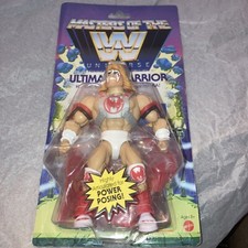 Masters of WWE Universe Ultimate Warrior Action Figure, Mattel Retro Toy