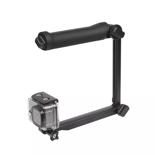 Treppiede 3 vie selfie stick monopiede per GoPro Hero 12 11 10 9 8 7 6 5 fotocamera telefono - Foto 5 di 8