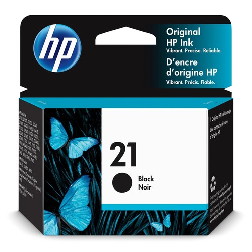 ORYGINALNY czarny wkład atramentowy HP 21 do DeskJet D1300 D1400 C9351AN