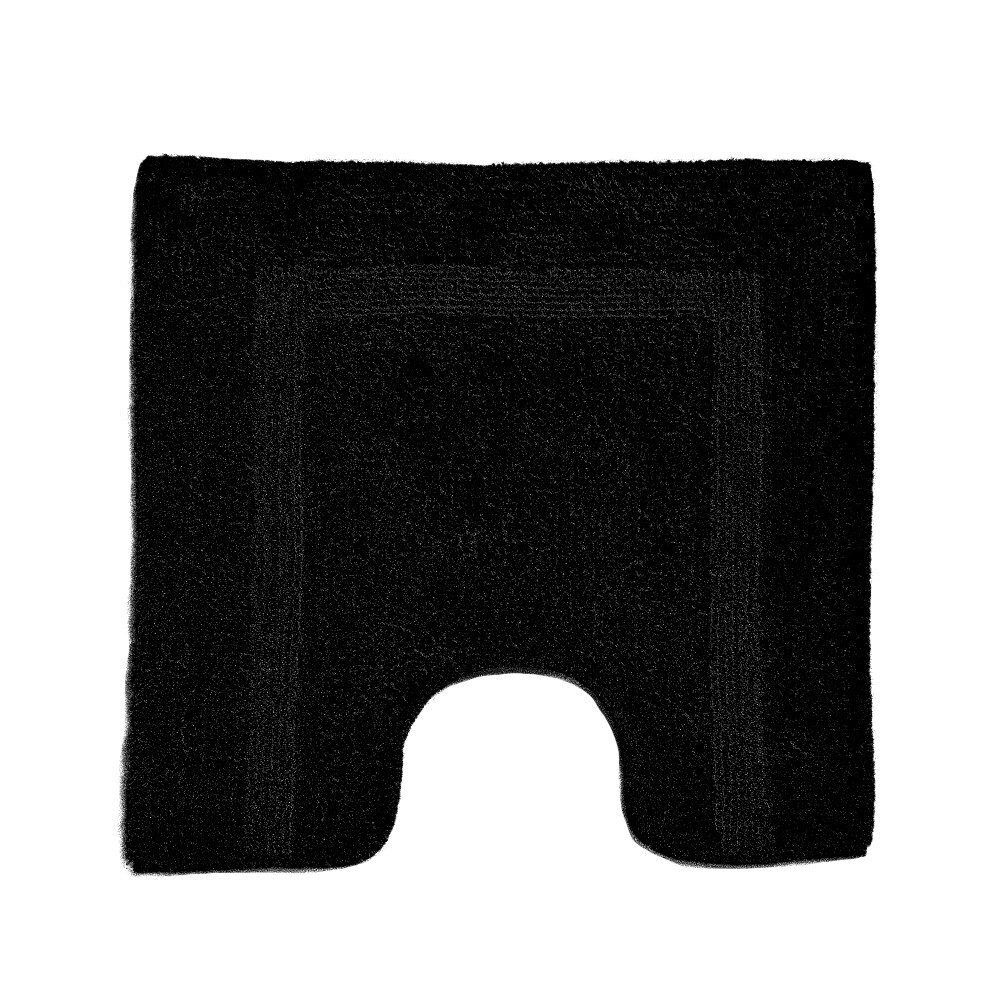 NEW Abyss & Habidecor Must Pedestal Bath Mat Black 60x60cm NEW Abyss & Habidecor Must Pedestal Bath Mat Black 60x60cm