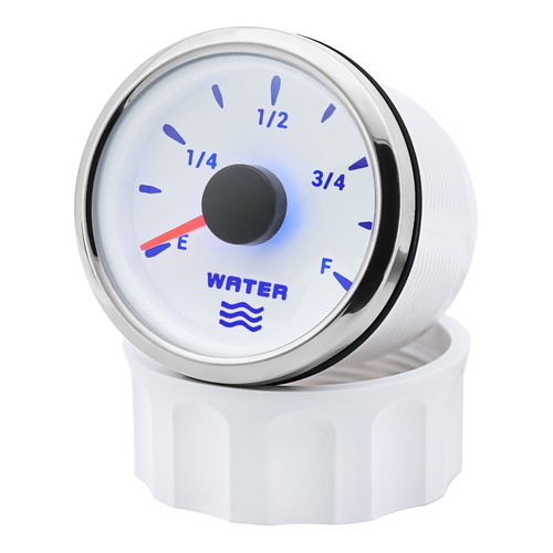 2" 52mm White Water Tank Gauge Water Level Indicator 0-190ohms For Boat Car ATV - Picture 11 of 16