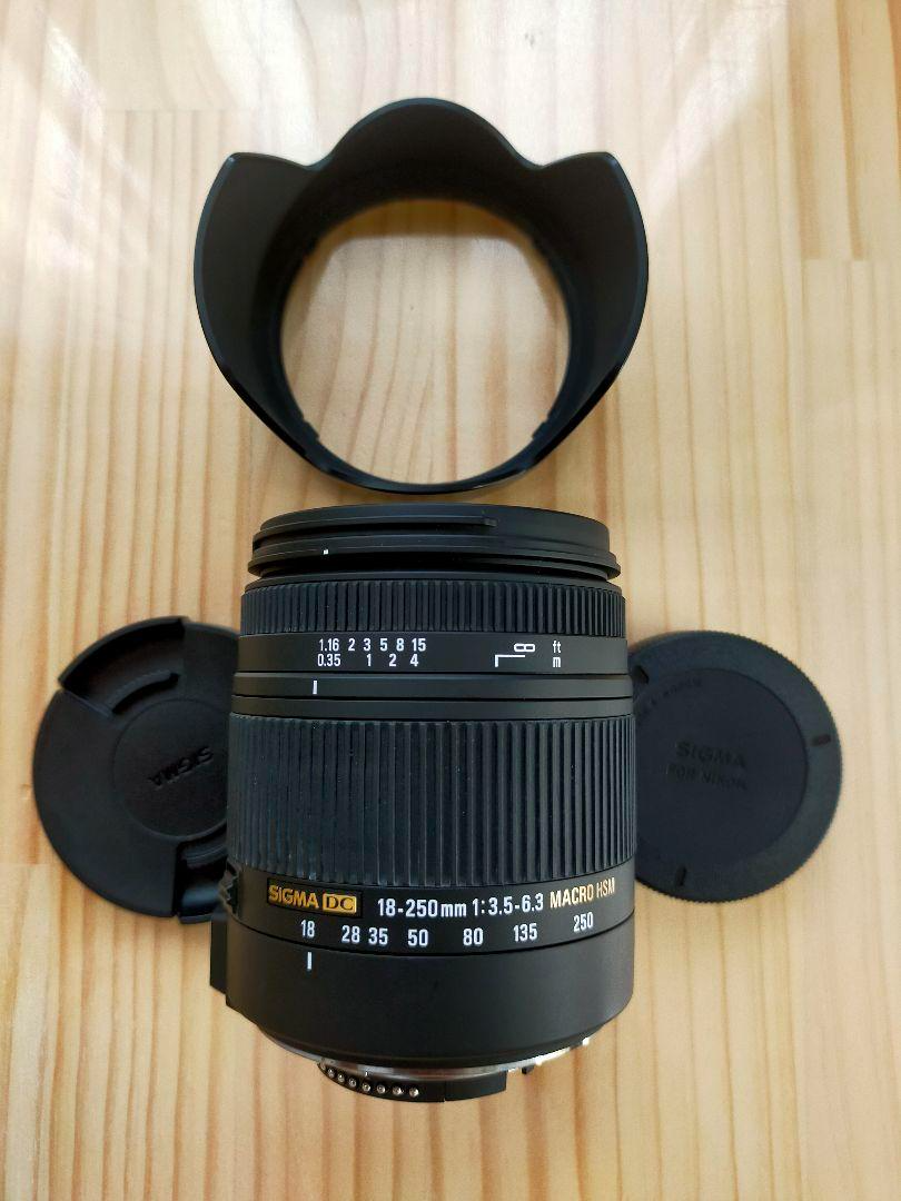 SIGMA For Nikon 18-250mm F3.5-6.3 DC MACRO OS HSM From JAPAN