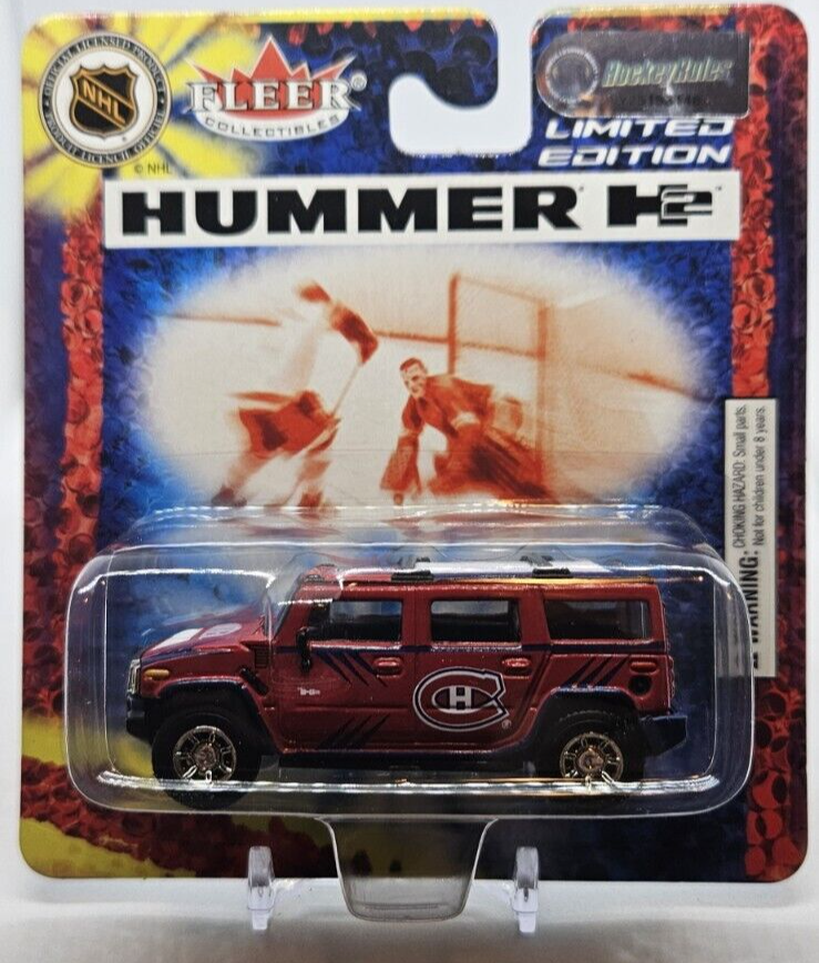 2004-05 Montreal Canadians Die Cast Hummer H2 NHL Fleer collectibles 1:64