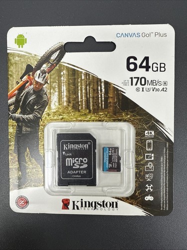 64GB Micro SD Card Memory U3 Class 10 For BLACKVUE DR900S-2CH Dash Cam 4K Video - Picture 1 of 2