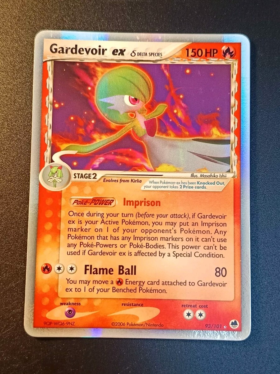 Pokemon GARDEVOIR EX DELTA SPECIES 93/101 - DRAGON FRONTIERS holo